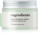 Ongredients Fresh Soothing Cream - Легкий увлажняющий гель-крем, 50 мл — фото 1