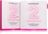 Ночная маска для лица Numbuzin No. 2 Rose PDRN OverNight Collagen Mask с коллагеном, 4 шт — фото 2
