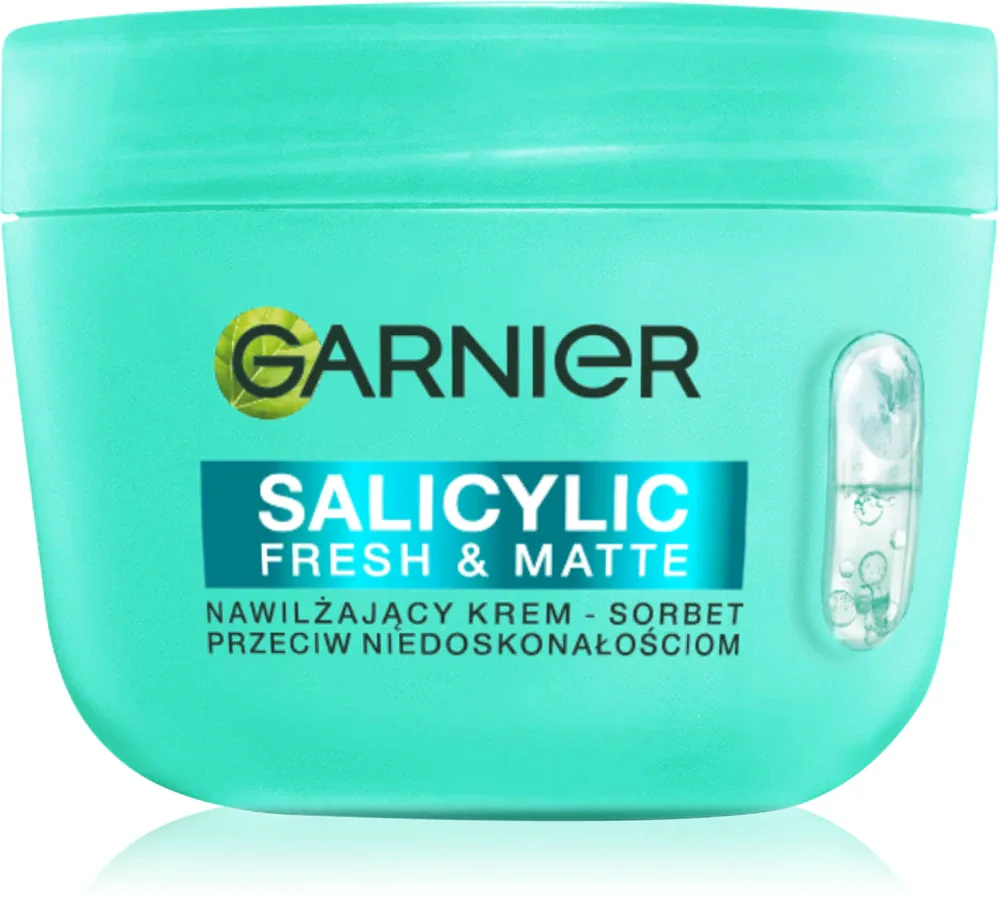 Garnier Salicylic Fresh & Matte - Увлажняющий матирующий сорбет, 85 мл