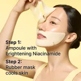 Dr. Jart+ Cryo Rubber™ Brightening Mask - Гидрогелевая маска с интенсивным осветляющим эффектом, 40 г — фото 4