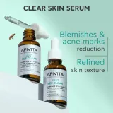 Apivita Just Bee Clear Serum - Сыворотка для жирной и проблемной кожи, 30 мл — фото 2