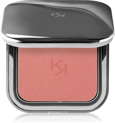 KIKO Milano Unlimited Blush - Розовая пудра, 6 г, оттенок 04 Metallic Rosy Biscuit
