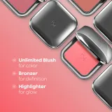 KIKO Milano Unlimited Blush - Розовая пудра, 6 г, оттенок 06 Brick — фото 6