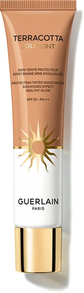 GUERLAIN Terracotta Joli Teint Protecting Tinted Moisturizer - Тональный крем, придающий сияние и естественный вид SPF 20, 30 мл, оттенок 30 Sunwarm