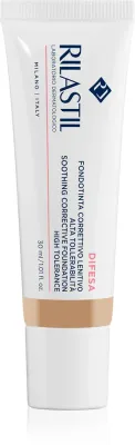 Rilastil Difesa Make Up Soothing Foundation - Тональный крем для чувствительной кожи, 30 мл, оттенок 01