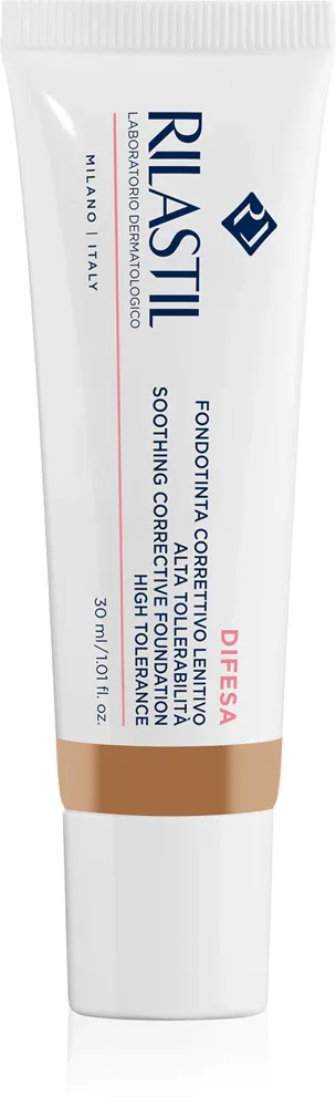 Rilastil Difesa Make Up Soothing Foundation - Тональный крем для чувствительной кожи, 30 мл, оттенок 03