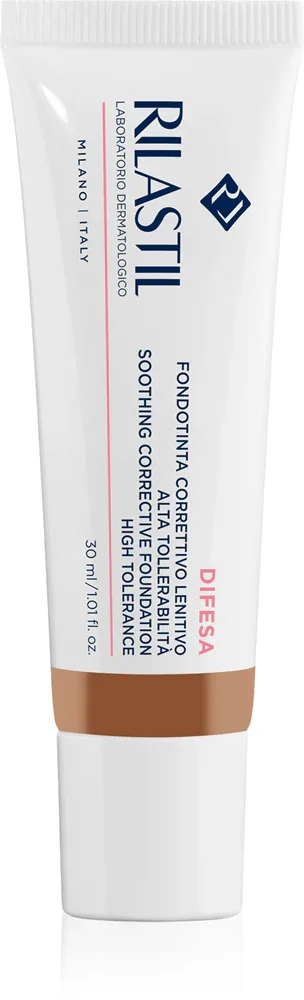 Rilastil Difesa Make Up Soothing Foundation - Тональный крем для чувствительной кожи, 30 мл, оттенок 04