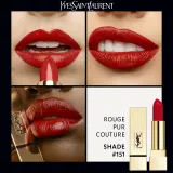 Yves Saint Laurent Rouge Pur Couture - Помада с увлажняющим действием, 3.8 г, оттенок 151 Rouge Unapologetic — фото 3