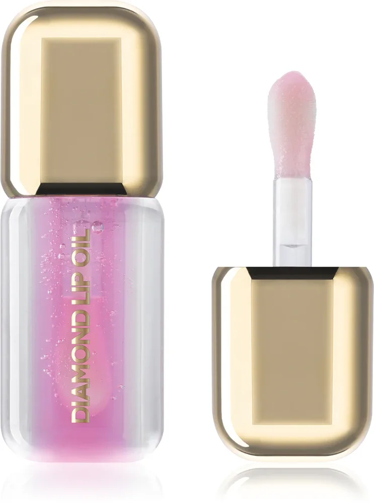 Dermacol Diamond Lip Oil - Тонизирующее масло для губ с эффектом увеличения, 4 мл, оттенок 01 Strawberry Cream
