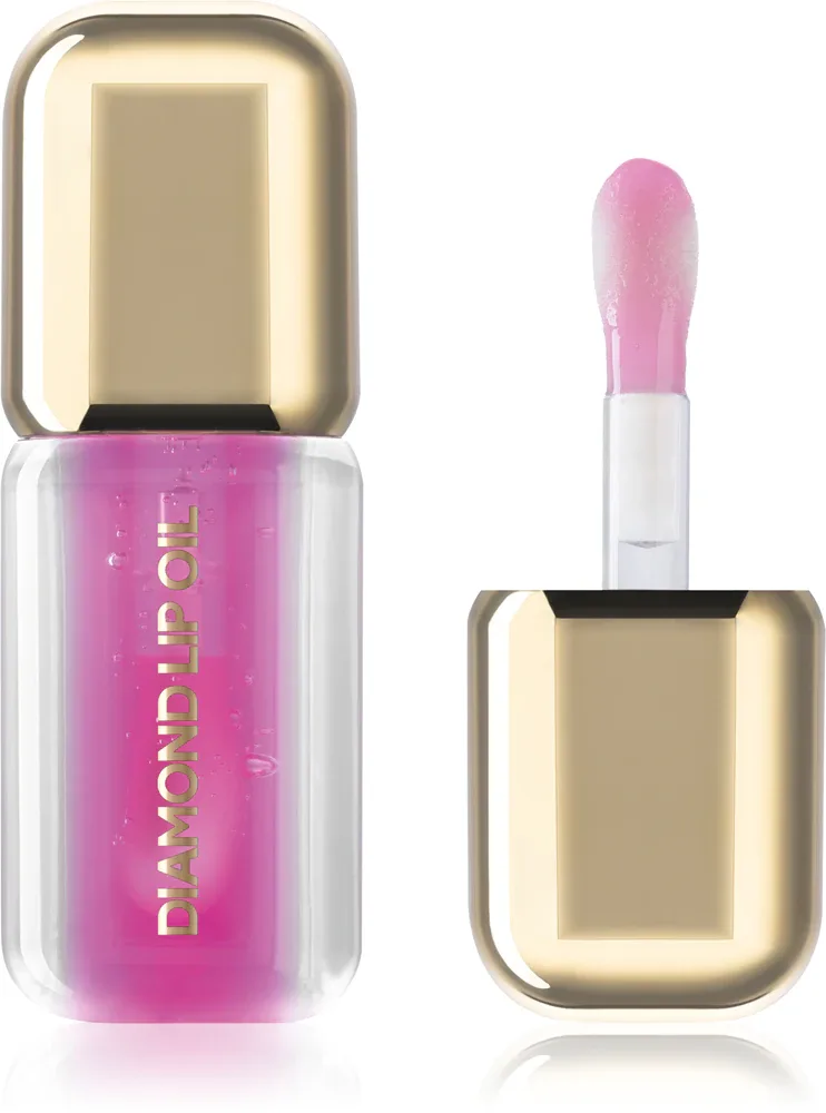 Dermacol Diamond Lip Oil - Тонизирующее масло для губ с эффектом увеличения, 4 мл, оттенок 02 Hot Kiss