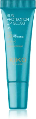 KIKO Milano Sun Protection Lip Gloss - Увлажняющий блеск для губ SPF 30, 10 мл