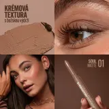 Тени-карандаш для век Gabriella Salvete Eyeshadow Goddess кремовые, стойкие, оттенок Matte 01 Soul — фото 2