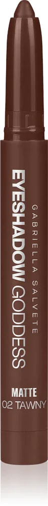 Тени-карандаш для век Gabriella Salvete Eyeshadow Goddess кремовые, стойкие, оттенок Matte 02 Tawny