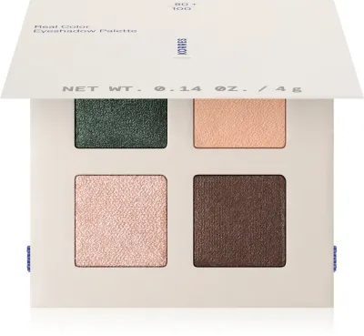 Korres Real Color Natural Palette - Палетка теней для век, 4 г