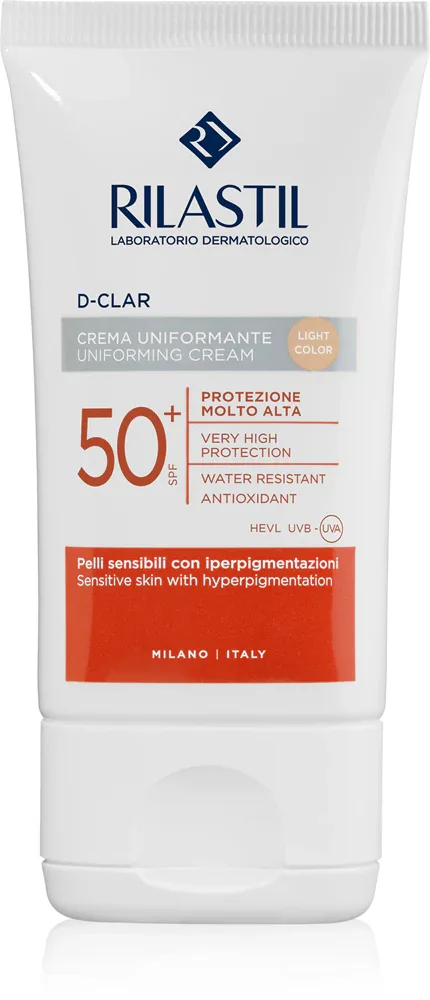 Rilastil D-Clar - Защитный тонирующий крем против пигментации SPF 50+, 40 мл, оттенок Light 40 мл (RIL01857)