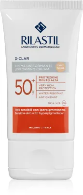 Rilastil D-Clar - Защитный тонирующий крем против пигментации SPF 50+, 40 мл, оттенок Light 40 мл (RIL01857)