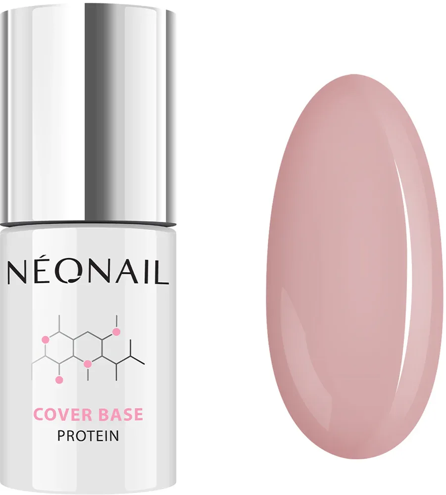 NEONAIL Cover Base Protein - Основа для гель-лака, оттенок Natural Nude