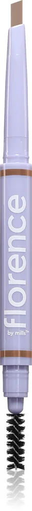 florence by mills Tint N Tame - Карандаш для бровей с щеточкой, 0.25 г, оттенок Taupe
