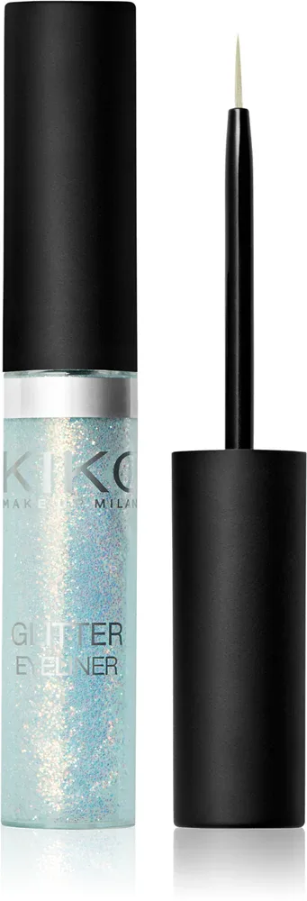KIKO Milano Glitter Eyeliner - Долговременный гель-айлайнер, 4.5 мл, оттенок 01 Multicolour