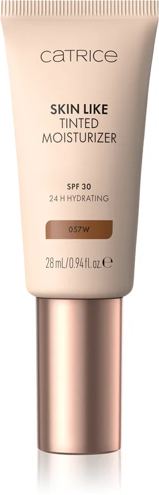 Catrice Skin Like Tinted Moisturizer - Тонизирующий увлажняющий крем SPF 30, 28 мл, оттенок 057W