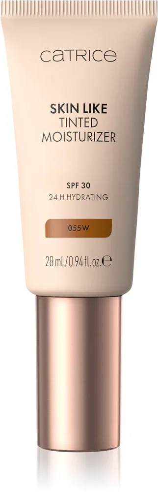 Catrice Skin Like Tinted Moisturizer - Тонизирующий увлажняющий крем SPF 30, 28 мл, оттенок 055W