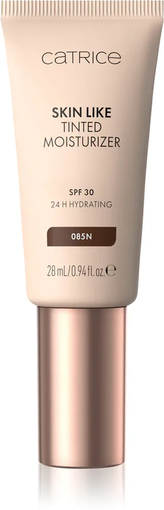 Catrice Skin Like Tinted Moisturizer - Тонизирующий увлажняющий крем SPF 30, 28 мл, оттенок 085N
