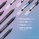 KIKO Milano Intense Colour - стойкий карандаш для глаз, оттенок 18 Silver Rose — фото 4