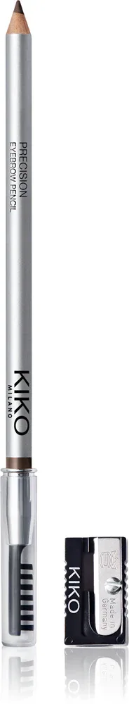 KIKO Milano Eyebrow Micro Precision - Автоматический карандаш для бровей с точилкой, 0.55 г, оттенок 04 Light Chestnut And Blonds