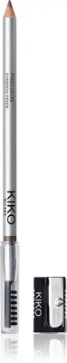 KIKO Milano Eyebrow Micro Precision - Автоматический карандаш для бровей с точилкой, 0.55 г, оттенок 06 Blackhaired