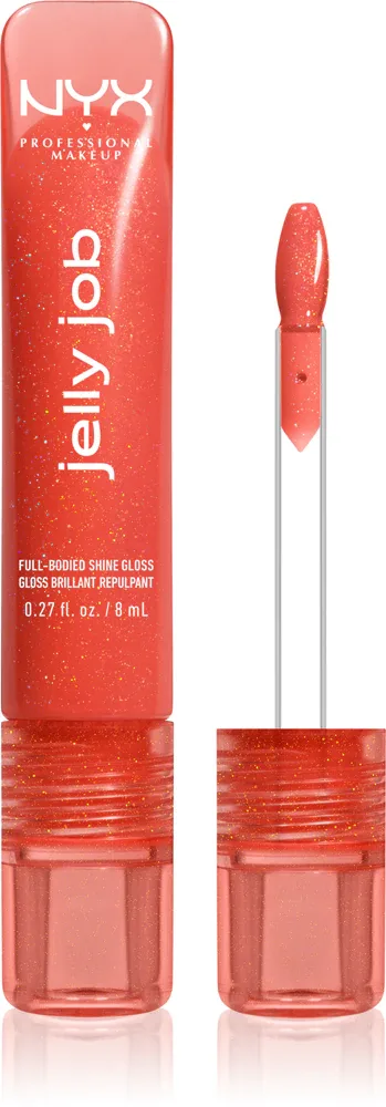 NYX Professional Makeup Jelly Job - Блестящий блеск для губ с эффектом увеличения, 7.5 мл, оттенок Jelly Squeeze