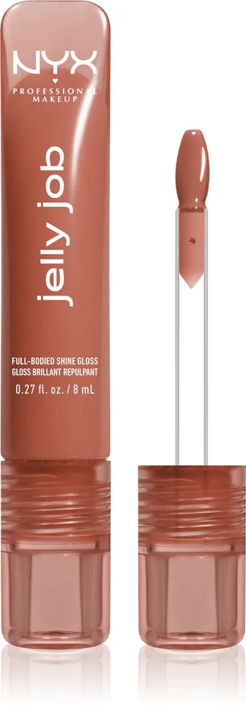 NYX Professional Makeup Jelly Job - Блестящий блеск для губ с эффектом увеличения, 7.5 мл, оттенок Toast N´ Jelly