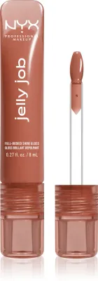 NYX Professional Makeup Jelly Job - Блестящий блеск для губ с эффектом увеличения, 7.5 мл, оттенок Toast N´ Jelly