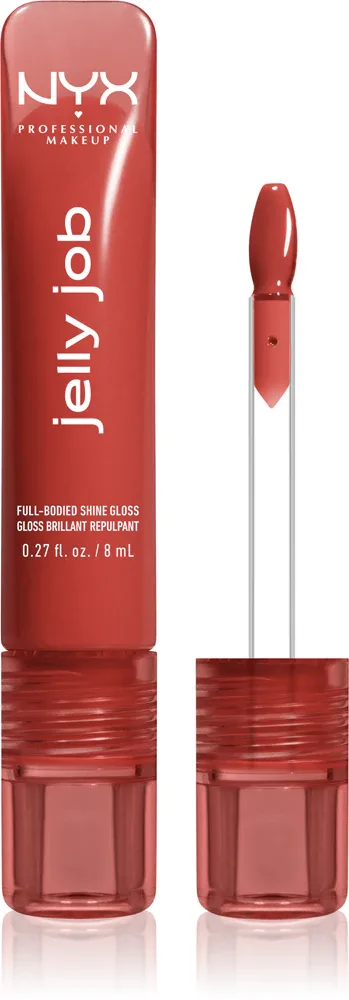 NYX Professional Makeup Jelly Job - Блестящий блеск для губ с эффектом увеличения, 7.5 мл, оттенок Jelly Filled