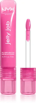 NYX Professional Makeup Jelly Job - Блестящий блеск для губ с эффектом увеличения, 7.5 мл, оттенок Jelly Icing