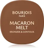 Bourjois Macaron Melt Bronzer & Contour - Бронзатор и пудра для контурирования 2 в 1, 5 г, оттенок 03 Caramel Macchiato — фото 1