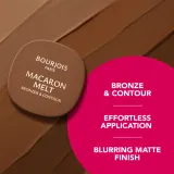 Bourjois Macaron Melt Bronzer & Contour - Бронзатор и пудра для контурирования 2 в 1, 5 г, оттенок 03 Caramel Macchiato — фото 7