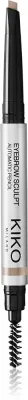 KIKO Milano Eyebrow Sculpt - Автоматический карандаш для бровей с кисточкой, оттенок 07 Cool Light Blondes