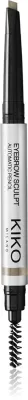 KIKO Milano Eyebrow Sculpt - Автоматический карандаш для бровей с кисточкой, оттенок 01 Light Blondes
