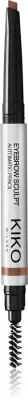 KIKO Milano Eyebrow Sculpt - Автоматический карандаш для бровей с кисточкой, оттенок 04 Auburn
