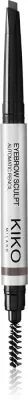 KIKO Milano Eyebrow Sculpt - Автоматический карандаш для бровей с кисточкой, оттенок 10 Grey