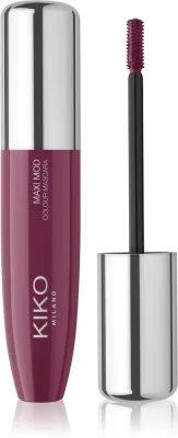 KIKO Milano Maxi Mod Colour Mascara - Долговременная тушь для утолщения ресниц, 12 мл, оттенок 03 Plum