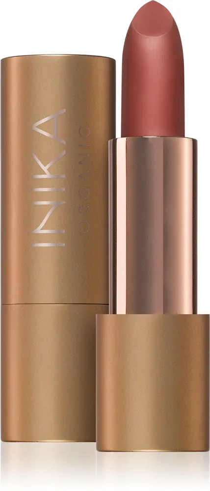 INIKA Organic Creamy Lipstick - Увлажняющая кремовая помадка, 4.2 г, оттенок Soft Coral