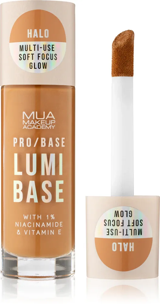 MUA Makeup Academy PRO/BASE Lumi Base - Осветляющая база под макияж, 33 мл, оттенок Halo (Neutral)