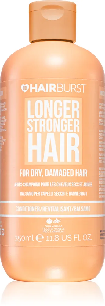 Hairburst Longer Stronger Hair Dry, Damaged Hair - Увлажняющий питательный бальзам для сухих и поврежденных волос, 350 мл