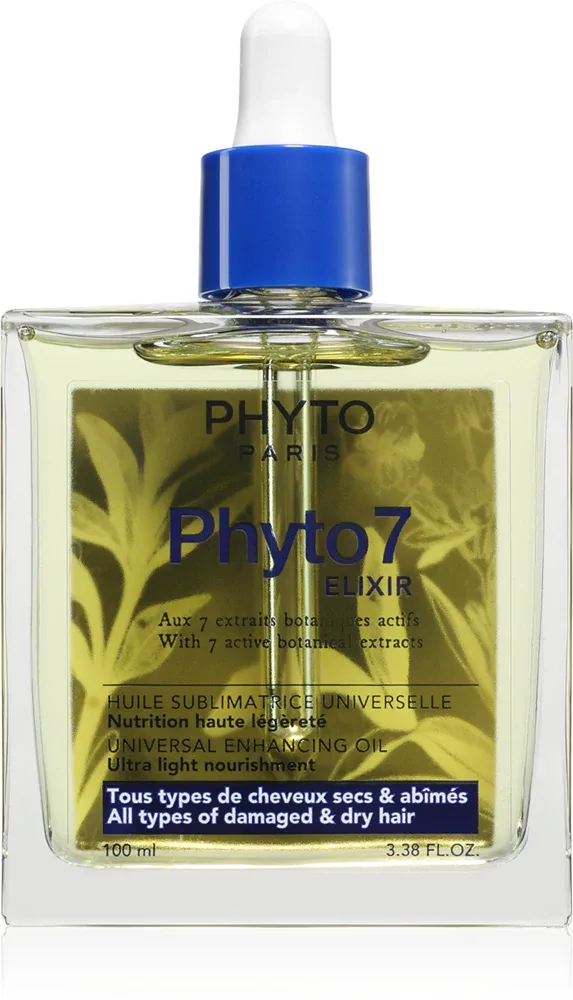 Phyto 7 Elixir Universal Enhancing Oil - Масло для поврежденных волос, 100 мл
