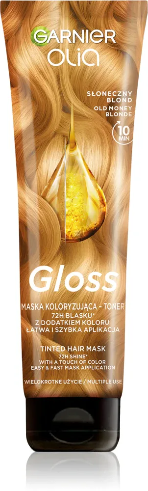 Garnier Olia Gloss - Окрашивающая маска для волос, 150 мл, оттенок Słoneczny Blond