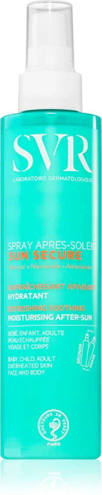 SVR Sun Secure Après-Soleil - Спрей для успокаивающего загара, 200 мл
