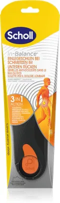 Scholl In-Balance Lower Back - Вставки для обуви для пяток