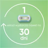 Gillette Venus Extra Smooth - Женский бритвенный станок с держателем для душа + ostrza zapasowe, 6 шт — фото 4