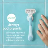 Gillette Venus Extra Smooth - Женский бритвенный станок с держателем для душа + ostrza zapasowe, 6 шт — фото 5